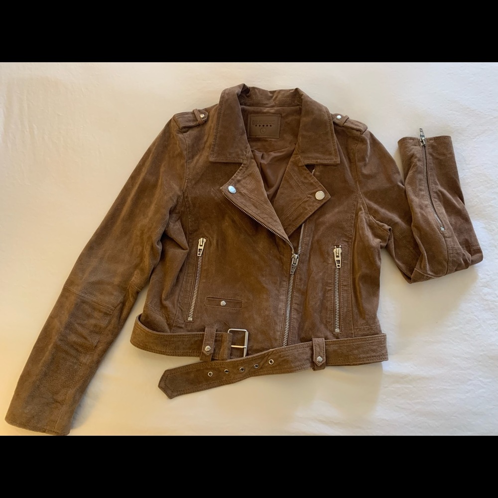 Blank NYC Suede Leather Jacket Size Small